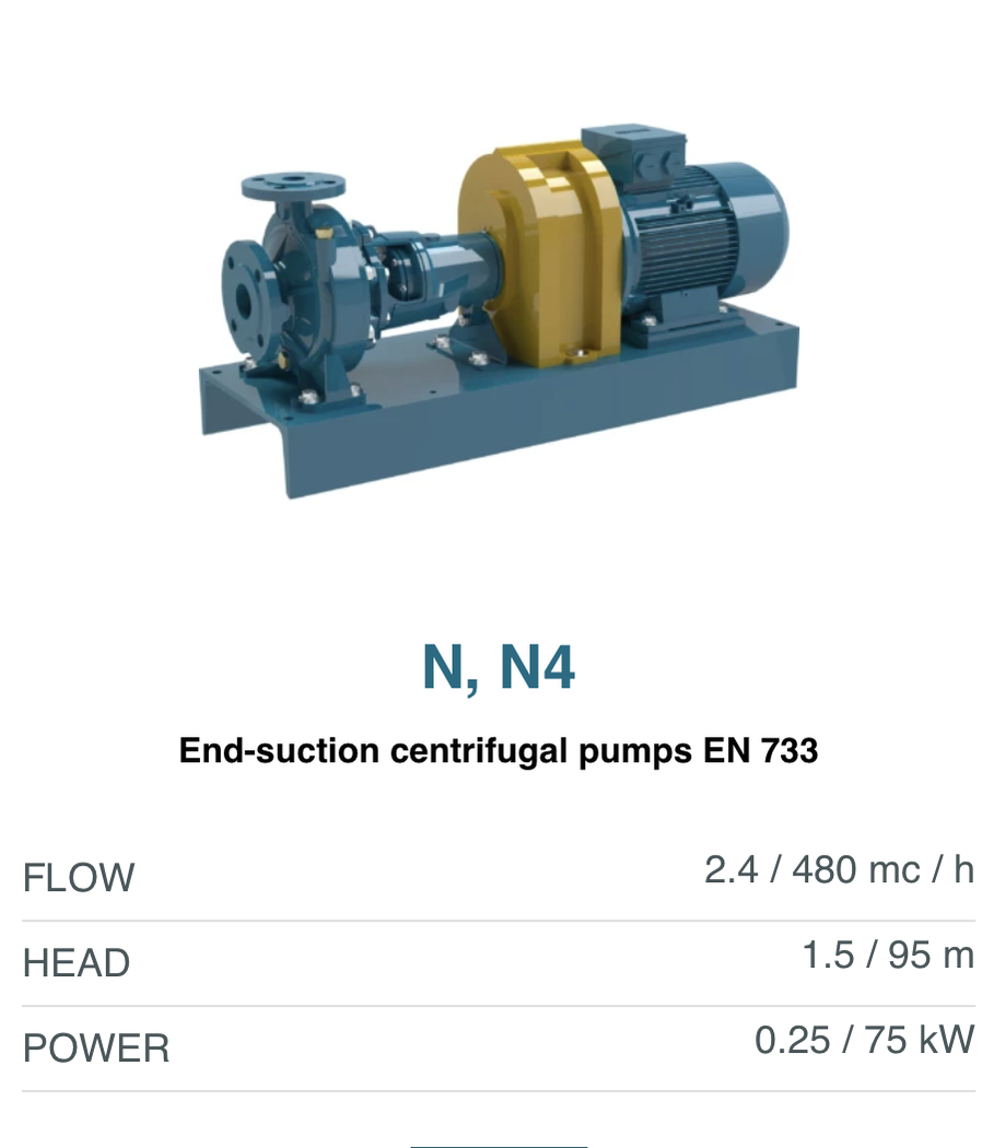 Capleda N, N4 pump