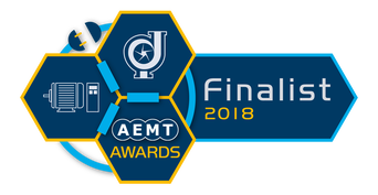 The logo of the AEMT Awards for which Westin Drives has been nominated.
