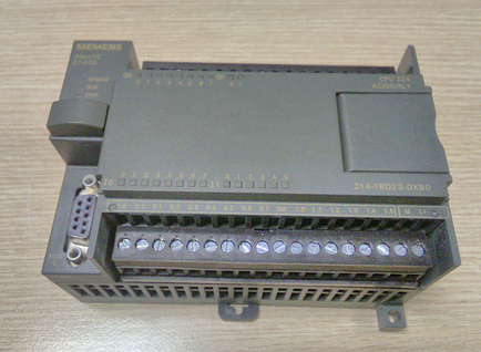 A Siemens programmable logic controller supplied to a customer