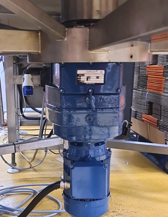 A Radicon geared motor supplied to a customer