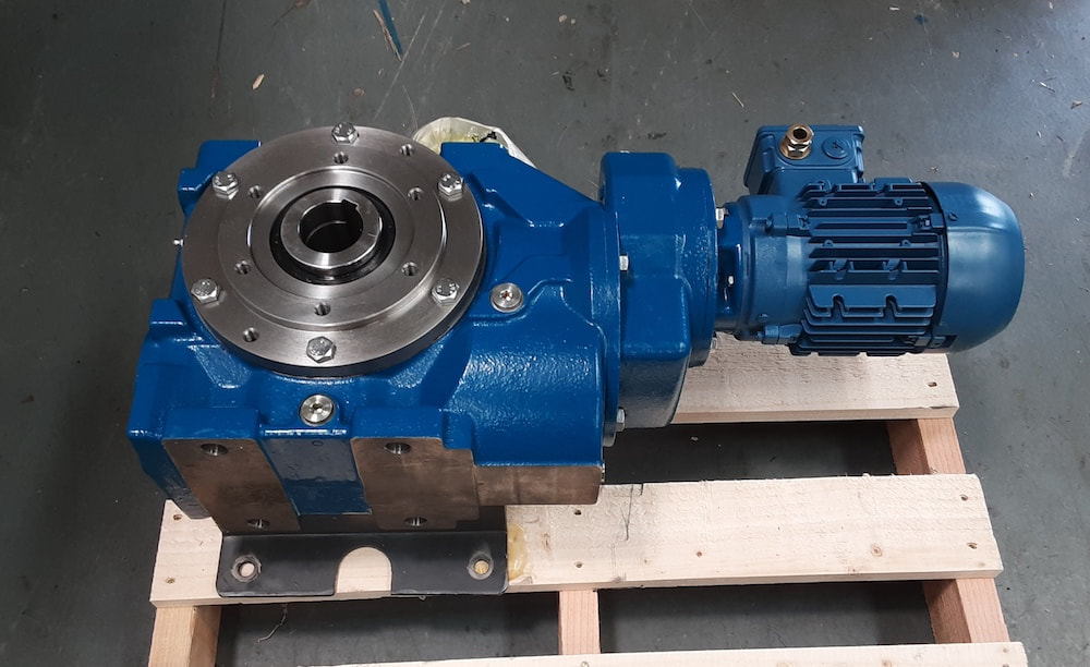The completed Radicon gearbox