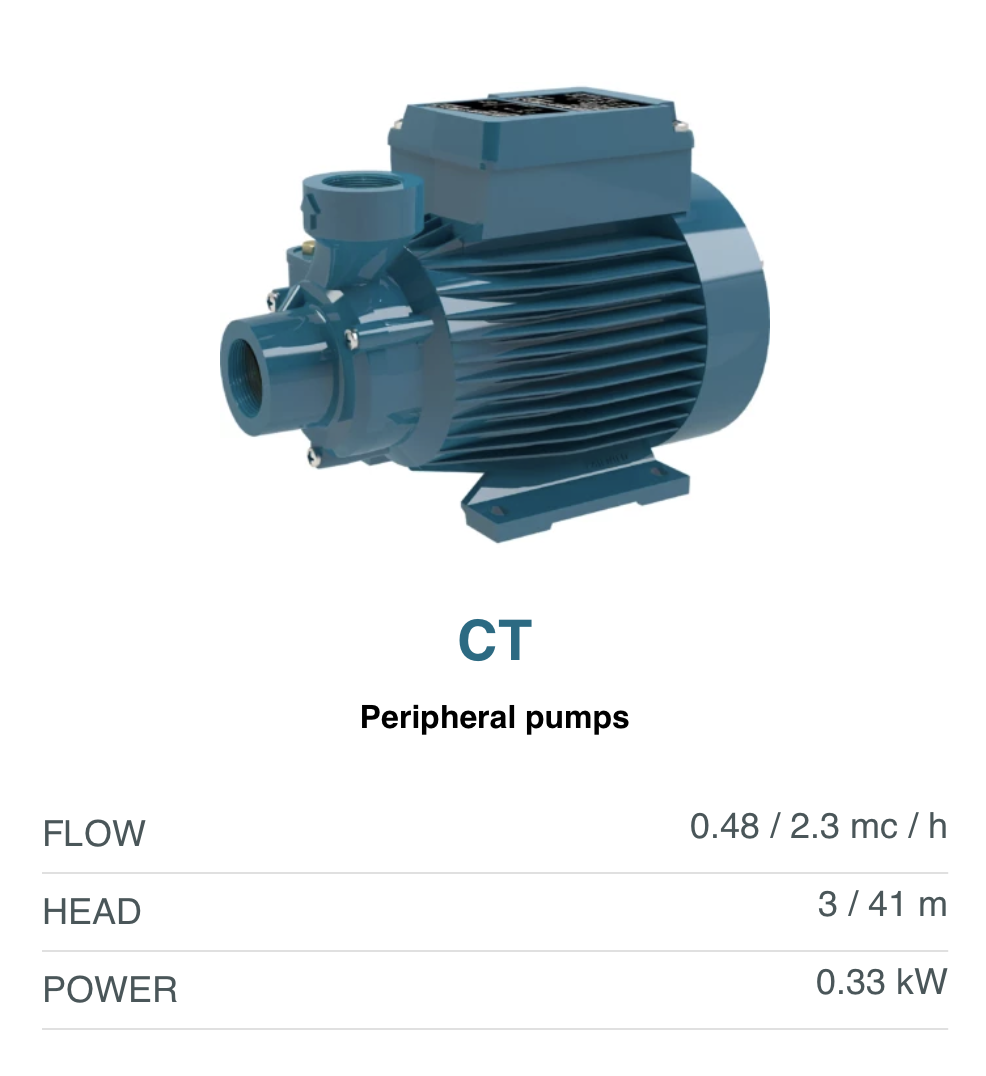 Calpeda CT peripheral pump